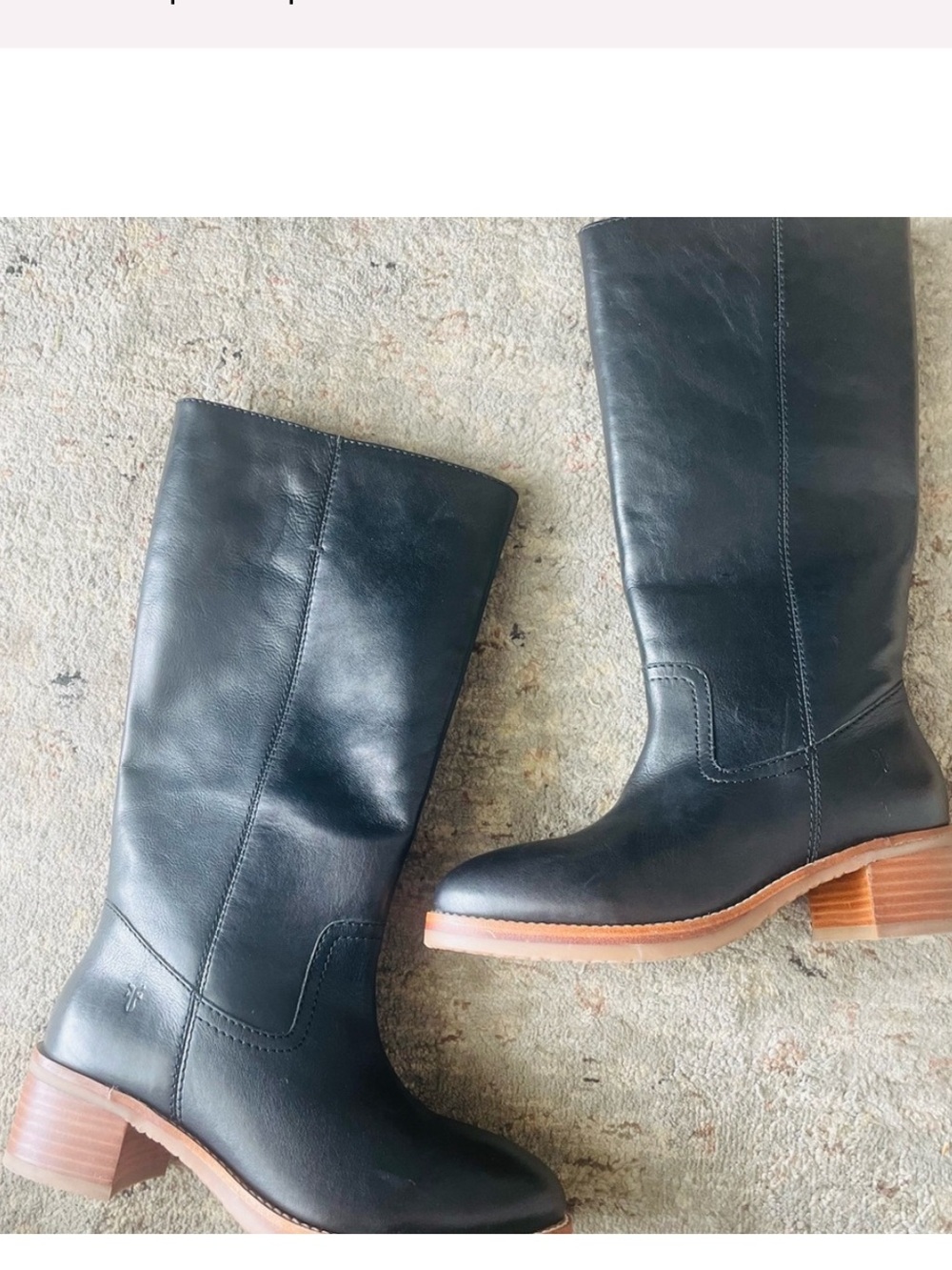 FRYE Camryn Tall Pull-On Black Boots NWT Blogger Fav